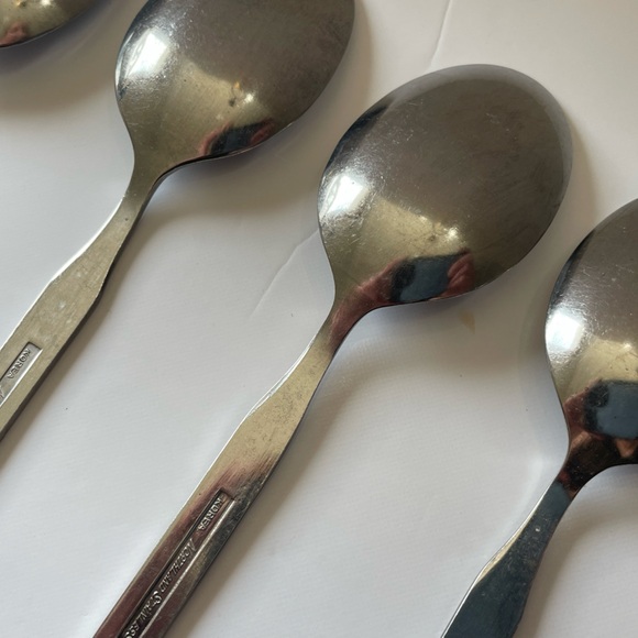 Vintage 25 PC Oneida Spring Fever Northland Stainless Korea Flatware MCM - Picture 15 of 16